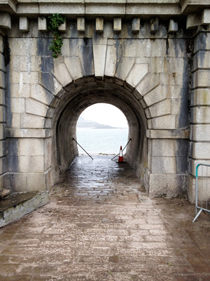 Stone Tunnel Requiring Flood Defenses