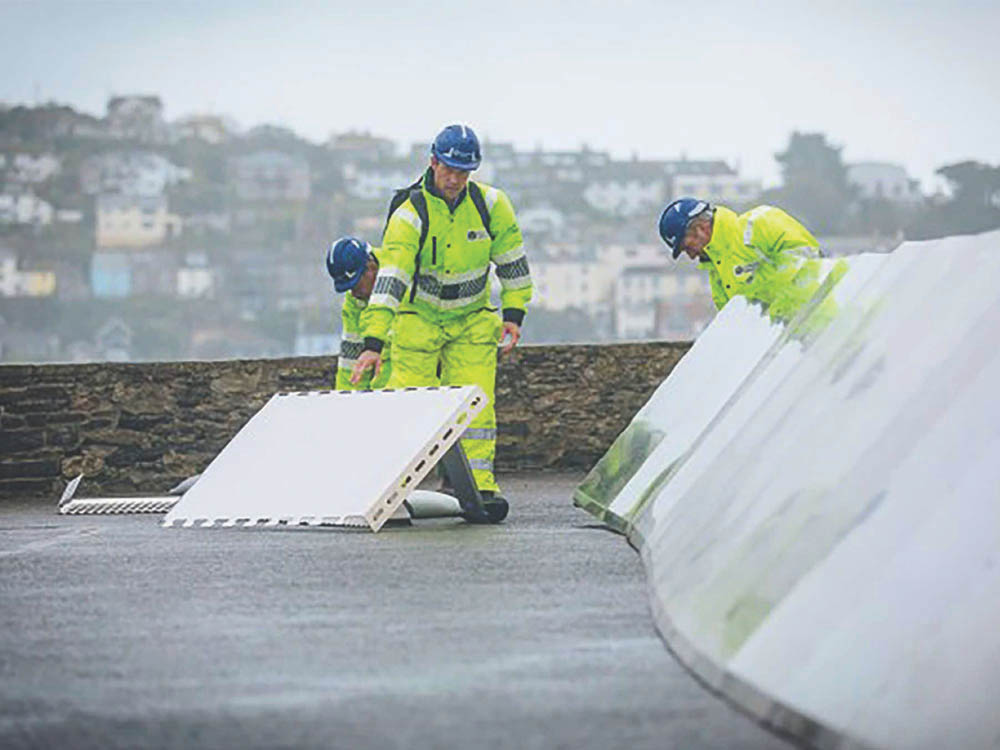 temporary flood barriers